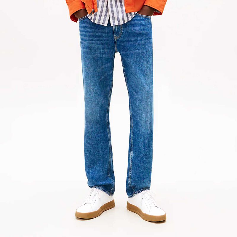 Tommy Hilfiger Leather Court Trainers image number 1